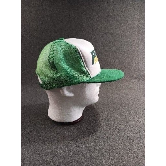 Pace Supply Corp. Vintage Trucker Hat Green Adjustable Snapback Ferrare Line - Picture 7 of 12